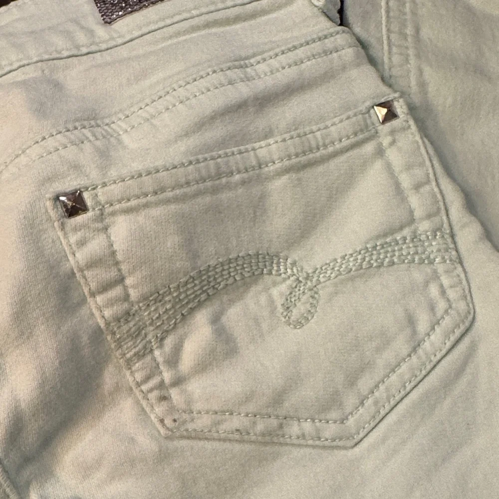 Justice Kids Mint Green Jeggings